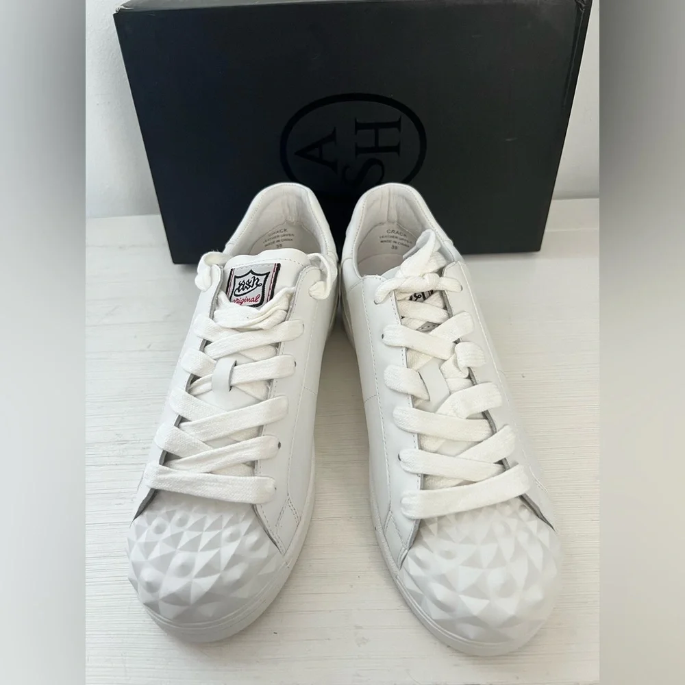 ASH white leather sneakers